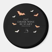 Hallowine Halloween Quote Eat Drink Magnet