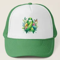 Lyme Disease Awareness Ribbon Trucker Hat