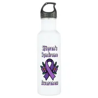 Sjögren's Awareness | Purple Ribbon Stainless Steel Water Bottle