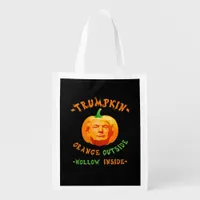 Trumpkin Funny Halloween Classic Grocery Bag