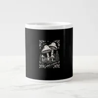 Cottagecore Aesthetic Mushroom Goblincore Mycology Giant Coffee Mug
