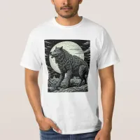 Vintage Werewolf Under the Moon