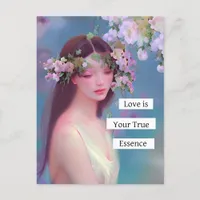 Love is Your True Essence | Fairy Like Angelic  Postcard