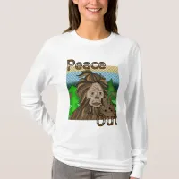 Peace Out Bigfoot Sasquatch T-Shirt