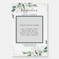 Eucalyptus Bridal Shower Photo Booth Prop Frame Foam Board