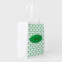 Polyester Bag - Nameplate in Green