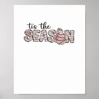 Tis The Season Christmas Tree Poster