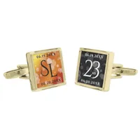 Elegant 23rd Imperial Topaz Wedding Anniversary Cufflinks