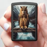 The Blakiston's Fish Owl Arctic Majesty Zippo Lighter