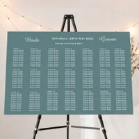 Eucalyptus Wedding Seating Chart Foam Board