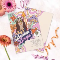 Groovy 70s Bachelorette Last Bachin' Boogie ID929 Invitation