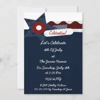 4th of july independence day party invites