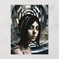 The Strange Swimming Pool Postcard