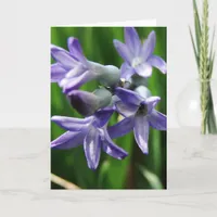 Purple Spring Flowers Card