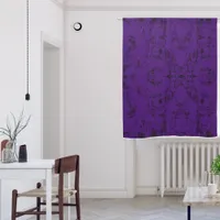 Black Grunge Effect on Purple Background | Blackout Curtains