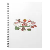 Tis The Season Christmas Acrylic Block Notebook
