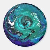 Blue Eternity | Abstract Art Magnet