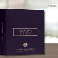 Modern Corporate Records Binder