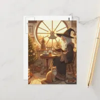 Witch Christmas  Postcard