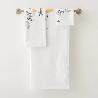 Self Care is Self Love:Embrace Yourself Bath Towel Set