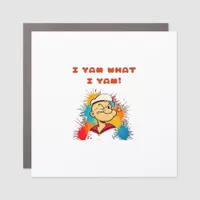 I Yam What I Yam Sweet Potato Thanksgiving Sloth Car Magnet