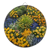 Colorful Flowerbed Bright Floral Garden Flowers Dart Board