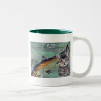 Catfishing Two-Tone Coffee Mug