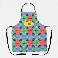 Crazy Paisley Fun Wild Design Apron