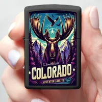 Curious Moose Colorado Wilderness Zippo Lighter