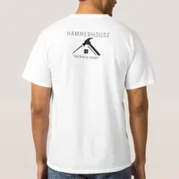 White Home Builder Construction Staff T-Shirt