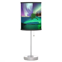 Northern Lights of Alaska Collage Table Lamp