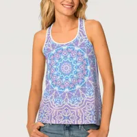 Bohemian Dreams Blue Lilac Women's Tank Top