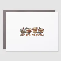 Skeleton Coffee Cups Coffee Lover Car Magnet