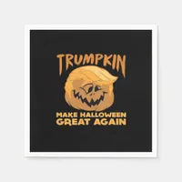 Trumpkin Make Halloween Great Again Halloween Desi Napkins