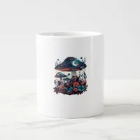 Cottagecore And Aesthetic Goblincore Mushroom Fair Giant Coffee Mug