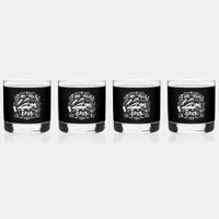 Funny Time to Haul Bass Fishing Boat Whiskey Glass