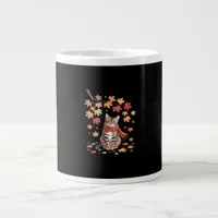 Leaf Fall Tree Hello Autumn Thanksgiving It’s Fall Giant Coffee Mug