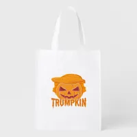 Trumpkin Classic – Pumpkin President Style Grocery Bag