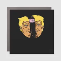 Donald Brain Trumpkin  Artwork  Car Magnet