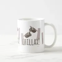 Relax with the Chillax Sloth Coffee Mug