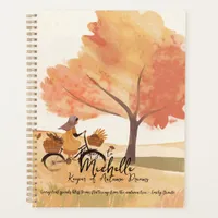 Keeper of Autumn Dreams, Romantic Poetic Fall Planner