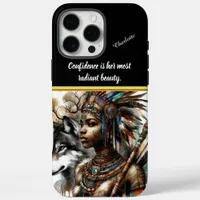 A powerful warrior spirit connected to nature iPhone 16 pro max case