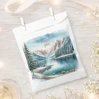 Winter Lake Nature Favor Bag