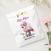 Hot Mess Flamingo Beach Disco Bachelorette Party Favor Bag