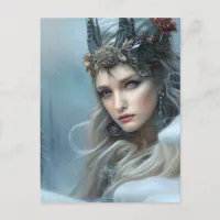 Winter Goddess Postcard