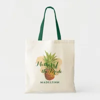 Tropical Pineapple Wedding Mother of the Bride Tote Bag