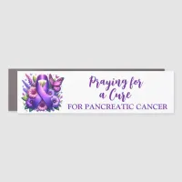 Purple Awareness Ribbon | Praying for a Cure Car Magnet