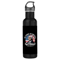 No Kings In America Since 1776 Funny Freedom Vibe Stainless Steel Water Bottle