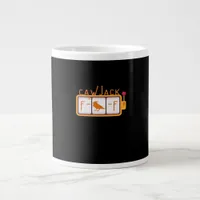 F-Caw-F Jackpot Retro Graphic Giant Coffee Mug