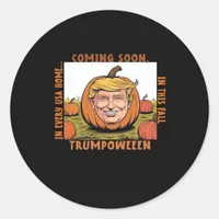 Halloween -  Trumpkin Election Classic Classic Round Sticker